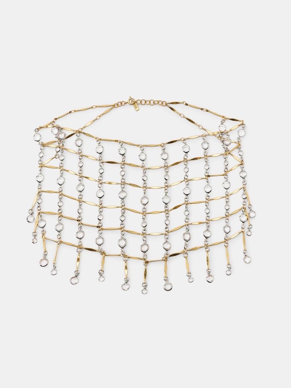 ZARA METALLIC JEWEL NECKLACE